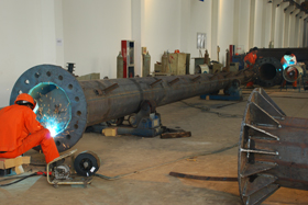 longitudinal welding pipe production line