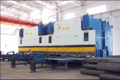 longitudinal welding pipe production line pressing
